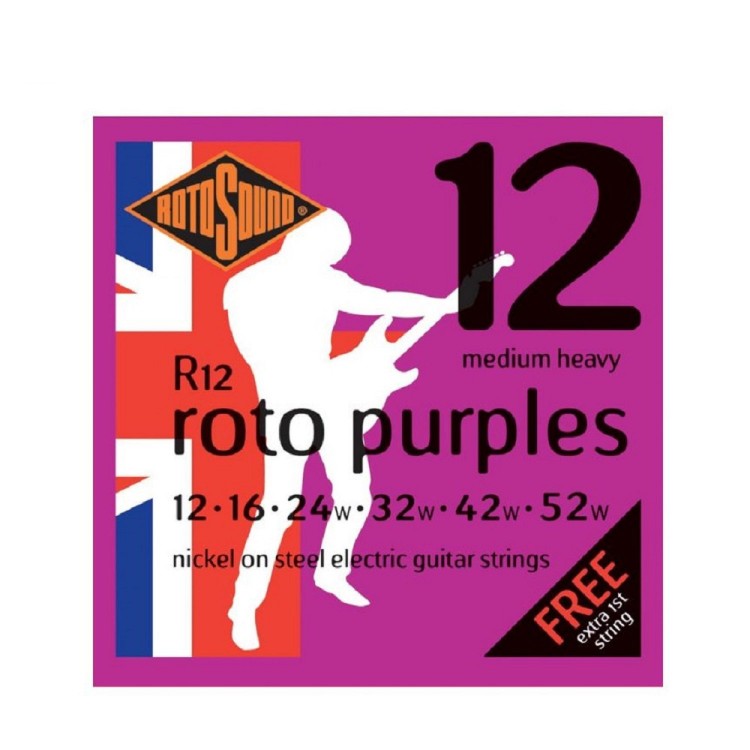 Rotosound Roto Purples Nickels Steel 12 - 52 鎳合金電吉他弦
